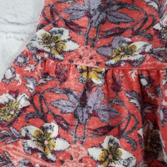 🔹️Altar'd State Red & Cream Sunwashed Boho Sleeveless Top Small - Picture 7 of 11